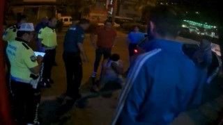 Mersinde alkollü sürücü ortalığı karıştırdı: O anlar kamerada
