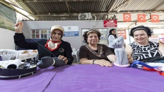 Mersinde kadınlar Evimiz Atölye ile üretiyor