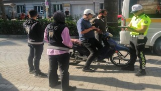 Motosikletlilere ceza yağdı