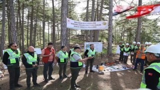 Muğla Orman Bölge Müdürlüğünde silvikültür tatbikatları tamamlandı
