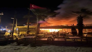 Muğladaki işletmede yangın