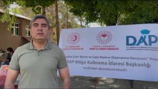Muradiyede DAP destekli tarım aletleri çiftçilere dağıtıldı