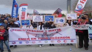 Niğdede 1 Mayısı halaylar çekerek kutladılar