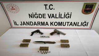 Niğdede ruhsatsız silah operasyonu: 1 Gözaltı