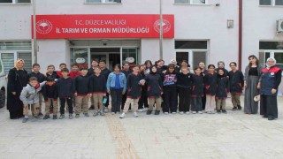 Öğrencilere tarımın ve doğal kaynaklarının önemi anlatıldı