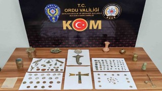 Orduda 133 adet tarihi obje ele geçirildi