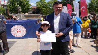 Oryantiring etkinliği kent meydanında yapıldı
