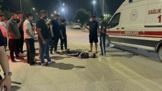 Otomobil ile motosiklet çarpıştı: 1 yaralı