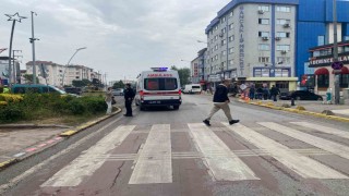 Otomobilin çarpığı yaya yaralandı