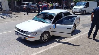 Otomobilin Çarptığı Yaya Yaralandı