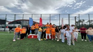 Özel sporcular bocce turnuvası renkli görüntülere sahne oldu