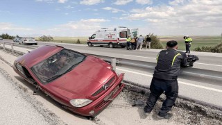 (ÖZEL) Sürücünün öldüğü kazayı arkadan gelen otomobilin kamerası saniye saniye kaydetti