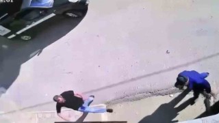 Palalı saldırgan kamerada: Çöp yüzünden 3 kişi hastanelik oldu