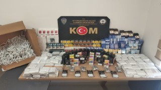 Polisten kaçak makaron operasyonu