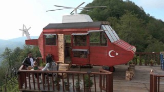 Rizelinin dağ başına yaptığı ‘Lazkopter ilgi odağı oldu