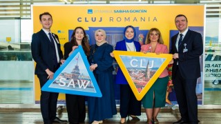 Sabiha Gökçenden Orta Avrupanın giriş kapısı Cluja direkt uçuşlar başladı
