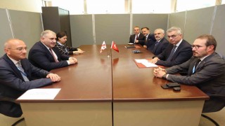 Sağlık Bakanı Memişoğlu, Gürcistanlı mevkidaşı ile bir araya geldi