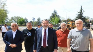 Saha incelemelerini sürdüren Başkan Şahin Şerifoğullarından yoğun tempo