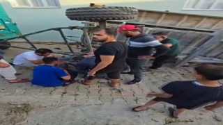 Saman yüklü römorkun altında kalan 1 kişi öldü