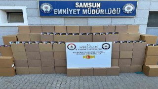 Samsunda 2 milyon 260 bin adet kaçak makaron ele geçirildi