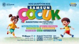 Samsunda Çocuk Maratonu ve Aydilge konseri