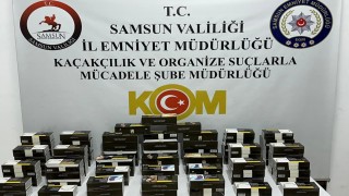 Samsunda kaçak makaron operasyonu: 18 bin adet makaron ele geçirildi