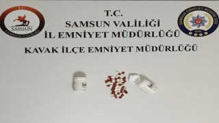 Samsunda uyuşturucu hapla yakalanan şüpheli tutuklandı