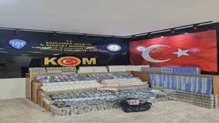 Şanlıurfada 5 bin 680 paket gümrük kaçağı sigara ele geçirildi