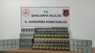 Şanlıurfada 980 paket gümrük kaçağı sigara ele geçirildi