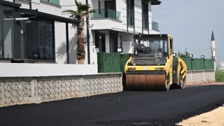Sarımeşe Mahallesine 750 tonluk asfalt