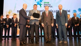 Selçuk Üniversitesine Spor Dostu Kampüs ödülü