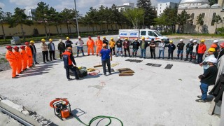 Selçuklu Belediyesi personeli afetlere hazırlanıyor