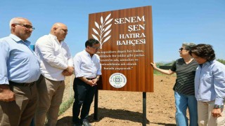 ‘Senem Şen Hatıra Bahçesi Anneler Gününde açıldı