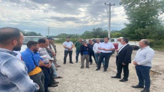 Serikte dolu tarım arazilerine zarar verdi, hasar tespit çalışması başlatıldı