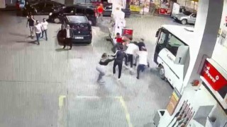 Servisçi dayağı kamerada