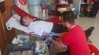 Siirtte savcı ve hakimler kan bağışında bulundu
