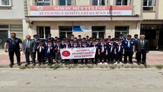 Simavda hafızlara özel diyanet izcilik kampı