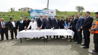 Simavda Üniversite Yerleşkesine yapılacak cami ve Gençlik Merkezinin temeli atıldı