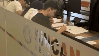 Sincan Millet Kıraathanelerinde AYT deneme sınavı yapıldı