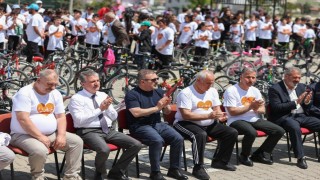 Sincanda pedallar sağlık için çevrildi