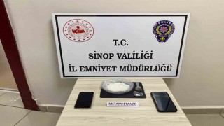 Sinopta 71.9 gr. metamfetamin maddesi ele geçirildi