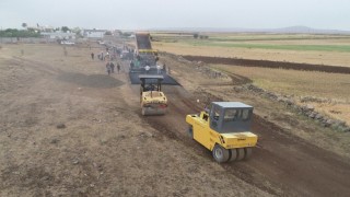 Şırnakta BSK asfalt serimi başladı