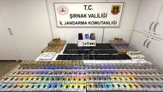 Şırnakta jandarma ekipleri 6 milyon 800 bin lira değerinde kaçakçılığı önledi