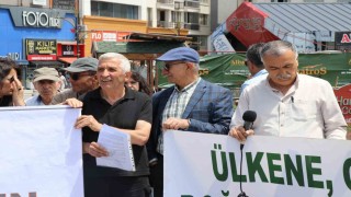 Sivasta bir kişinin öldüğü maden kazası protesto edildi
