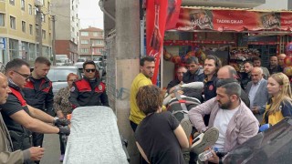 Sokak ortasında darp edildi