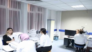 Sökede göz laboratuvarı hizmete girdi