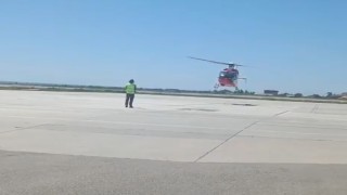 Solunum sıkıntısı yaşayan bebek ambulans helikopterle Vana sevk edildi