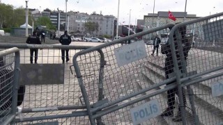 Taksim Meydanı ve İstiklal Caddesine çıkan yollarda 1 Mayıs tedbirleri