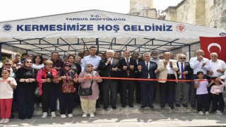 Tarsusta hayır panayırı açıldı