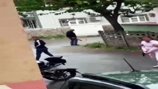 Tartıştığı emekli polisin kapısına balyoz ile dayanınca olanlar oldu